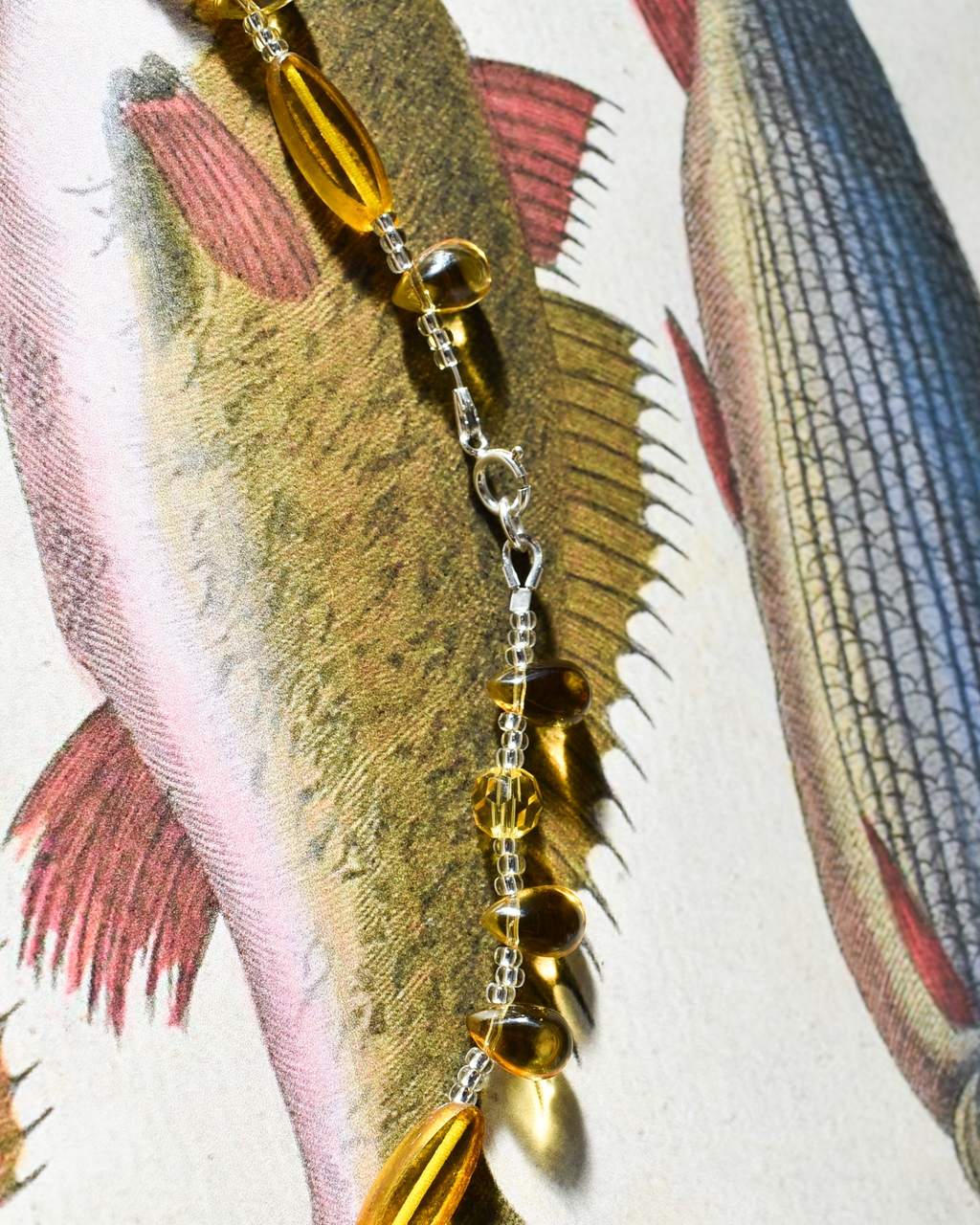 'Lemon Drops' Yellow Bead Necklace
