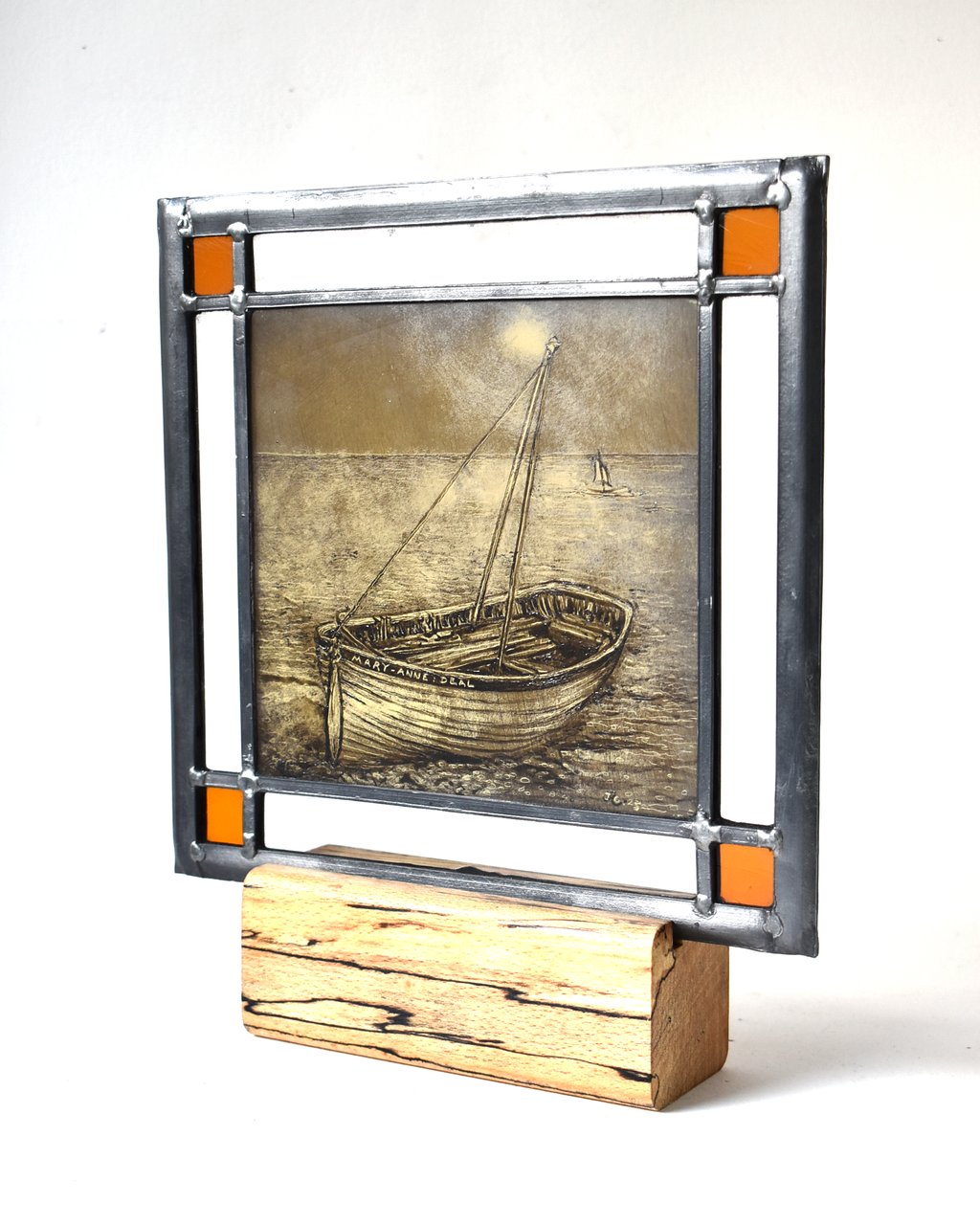 'Deal Lugger' - Stained Glass Panel