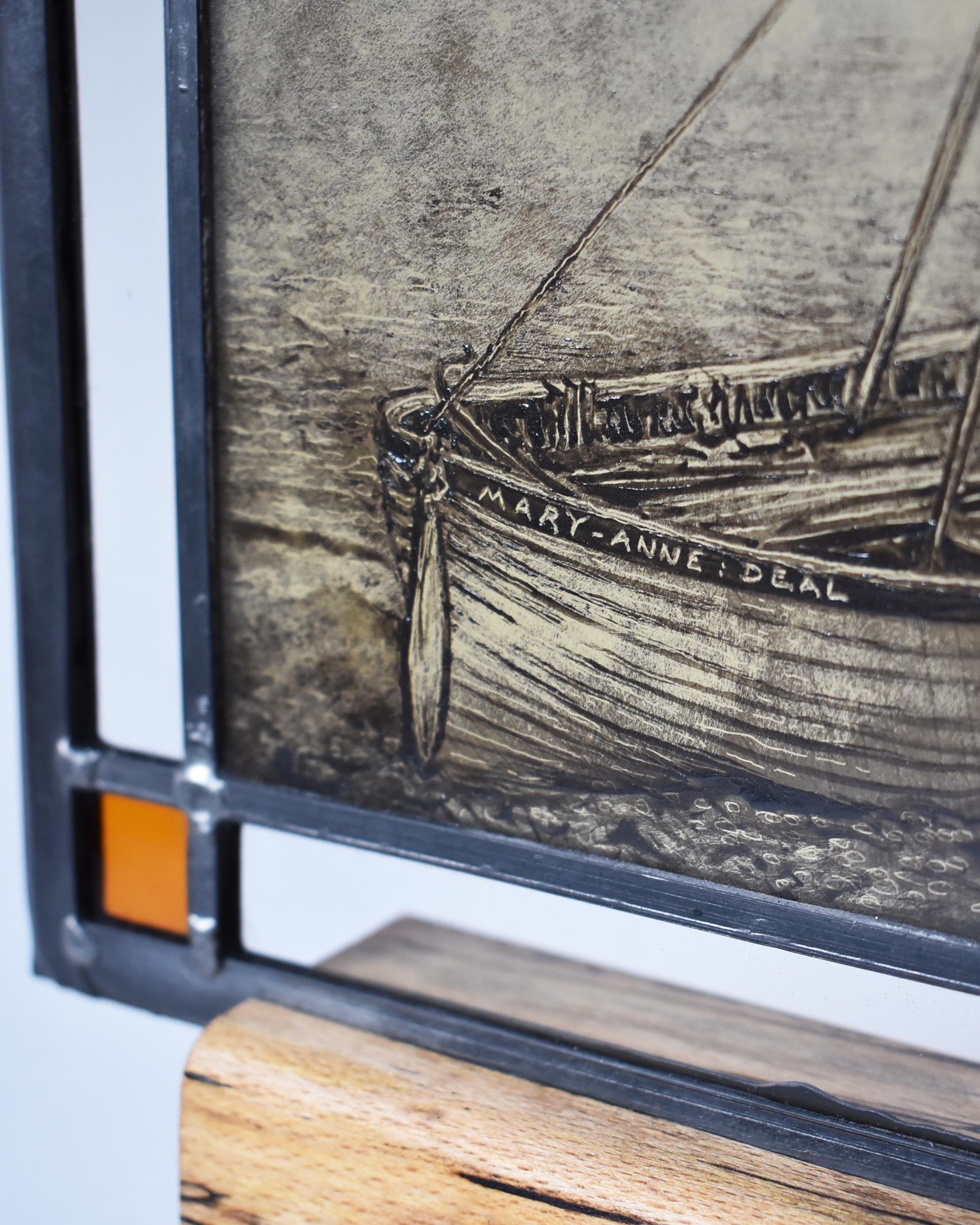 'Deal Lugger' - Stained Glass Panel