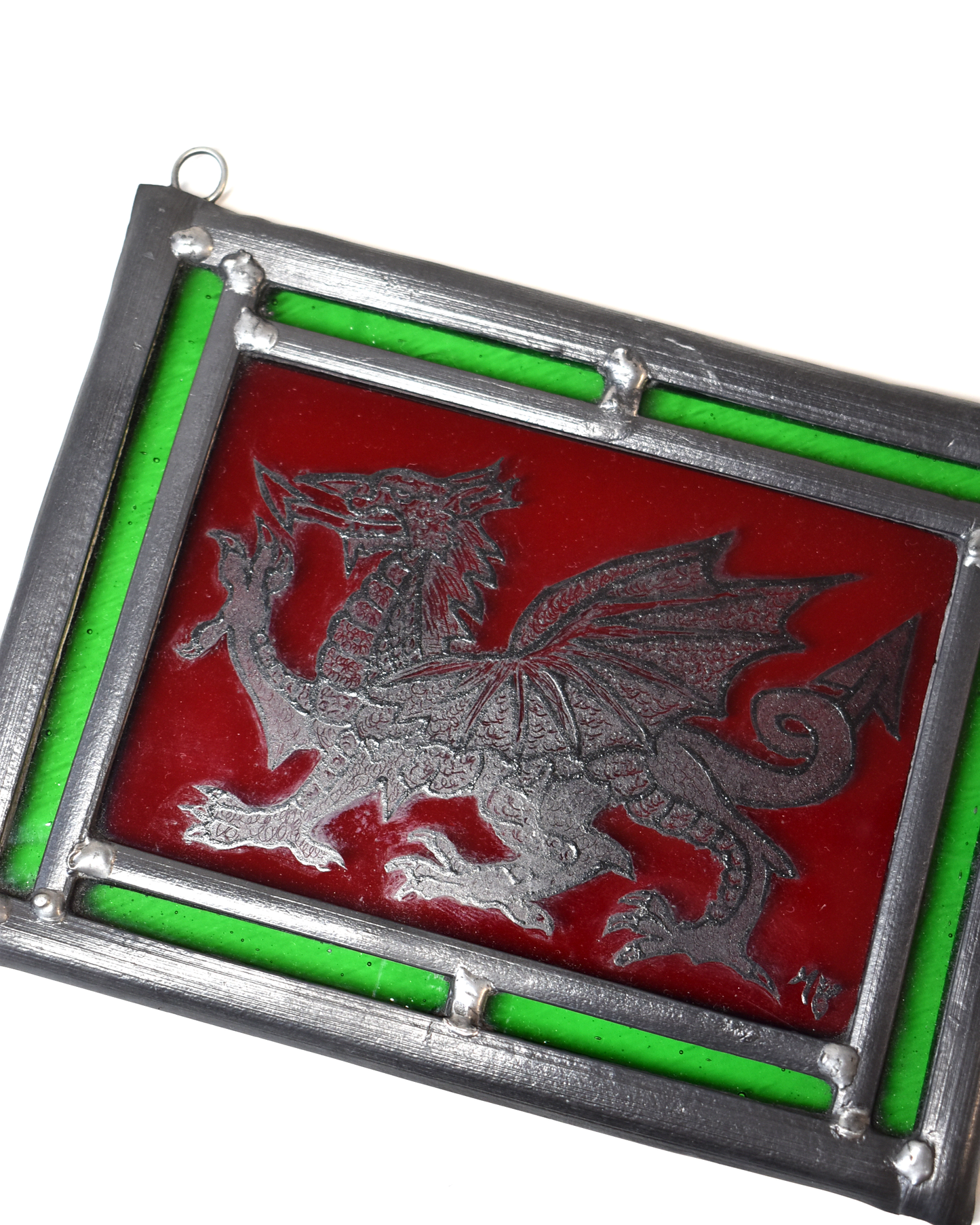 'Welsh Dragon' - Stained Glass Panel