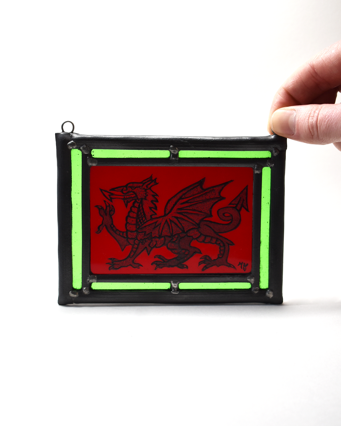 'Welsh Dragon' - Stained Glass Panel