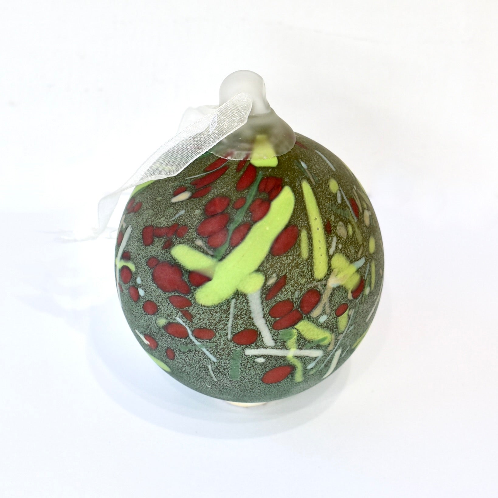 Abstract "Winter Berry" Bauble Small