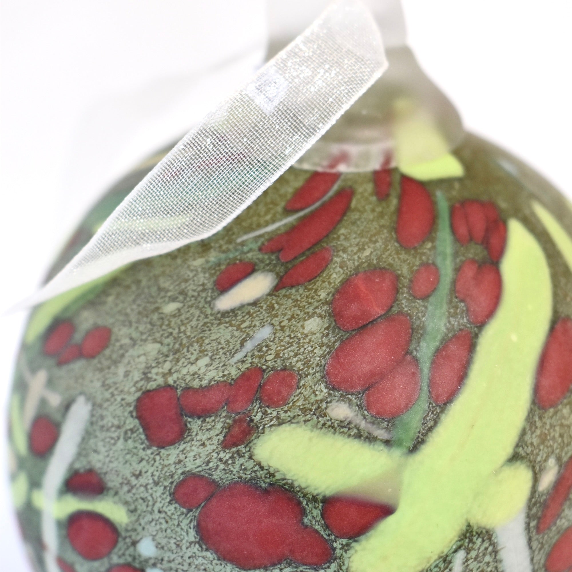 Abstract "Winter Berry" Bauble Small