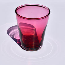 Load image into Gallery viewer, Cranberry Glass Tumbler
