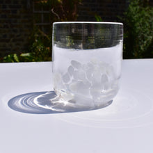Load image into Gallery viewer, White Carnival Glass Tumbler
