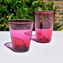 Load image into Gallery viewer, Pink Glass Tumbler
