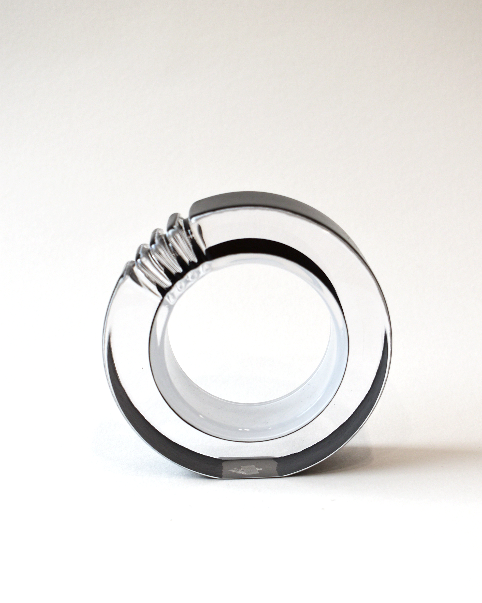 Black 'Domino' Sculpture / Paperweight