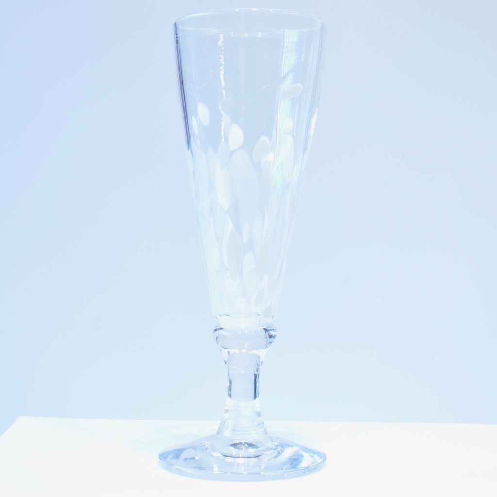 Snow White Champagne Glass - Corley Studio Shop