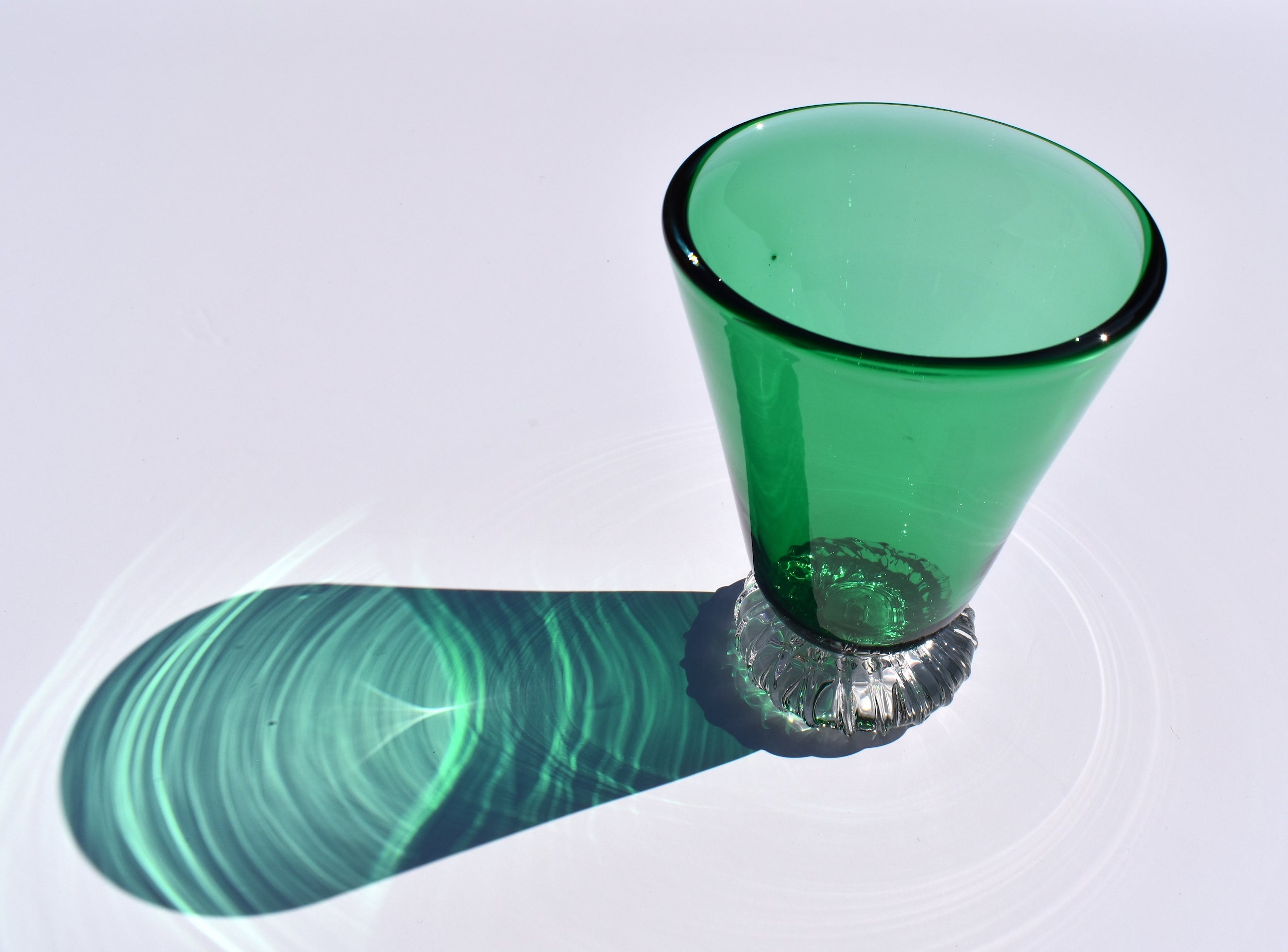Green Henry Tumbler Glass - Corley Studio Shop