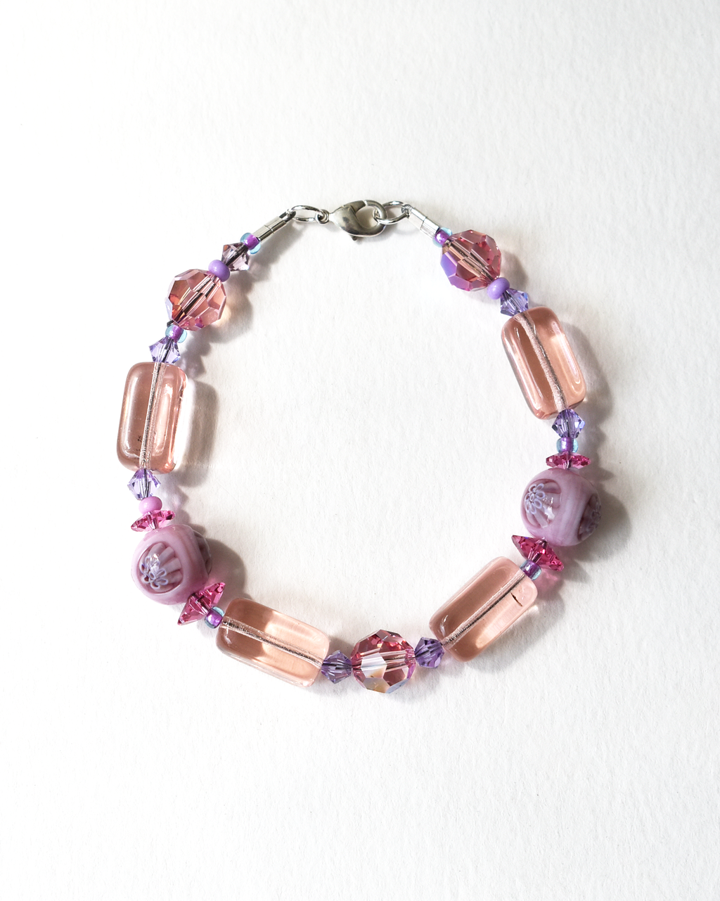 Venetian Blush Crystal Bracelet
