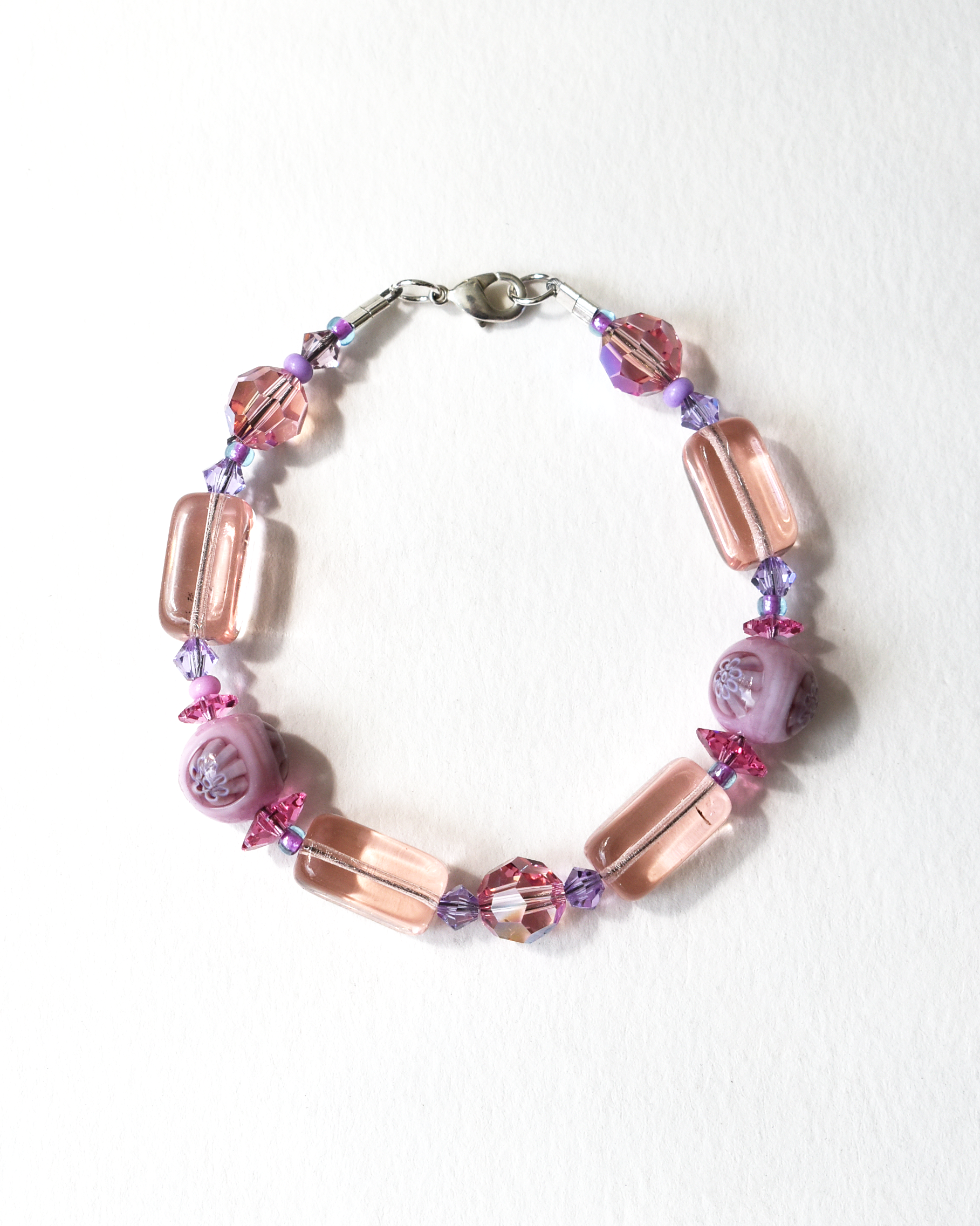 Venetian Blush Crystal Bracelet