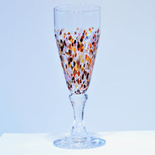 Load image into Gallery viewer, Pink Confetti Champagne Glass
