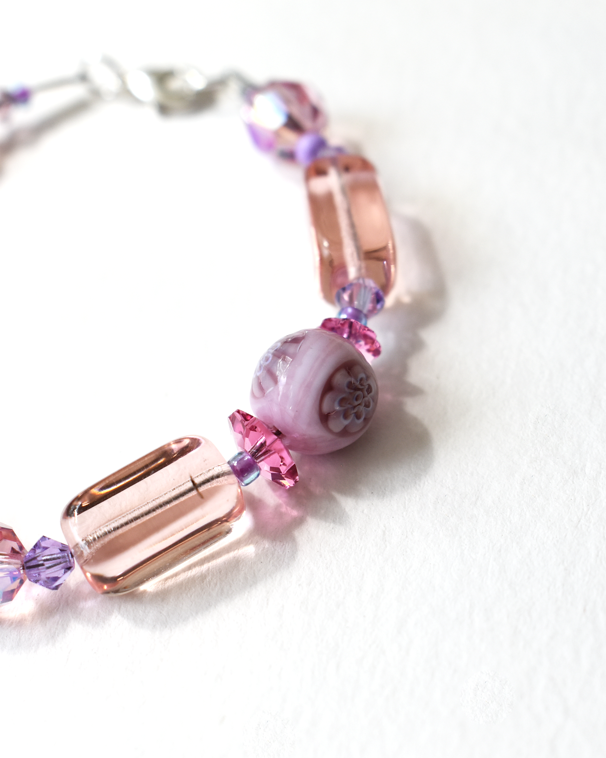 Venetian Blush Crystal Bracelet