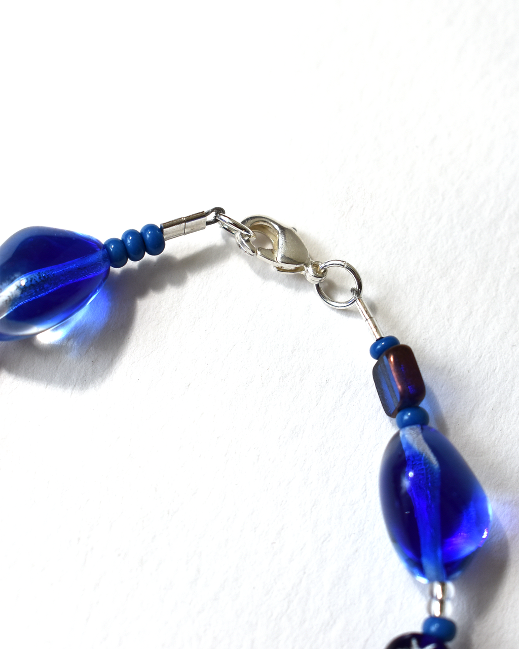 Celestial Blue Bead Bracelet