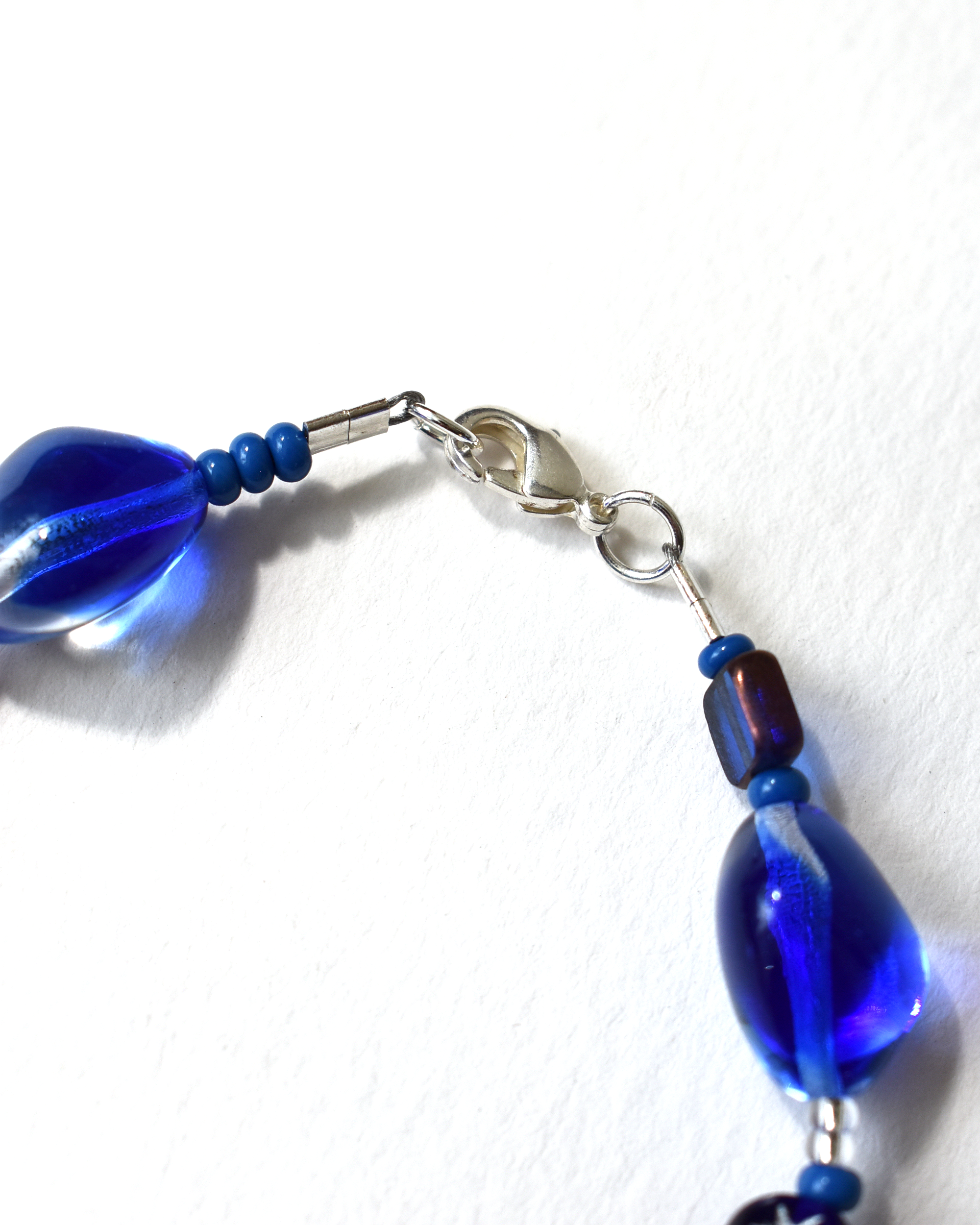 Celestial Blue Bead Bracelet