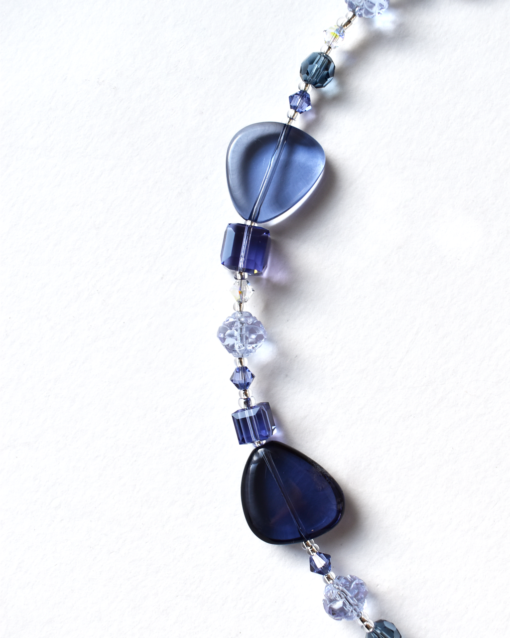 'Purple Haze' Beaded Crystal Necklace