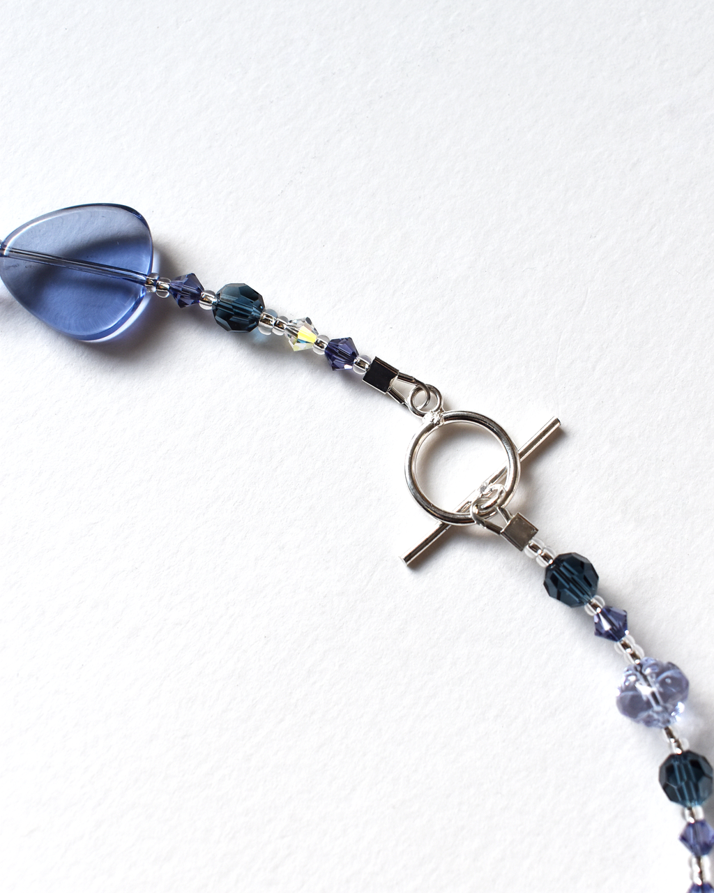 'Purple Haze' Beaded Crystal Necklace