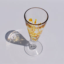 Load image into Gallery viewer, Gold Carnival Champagne Glass
