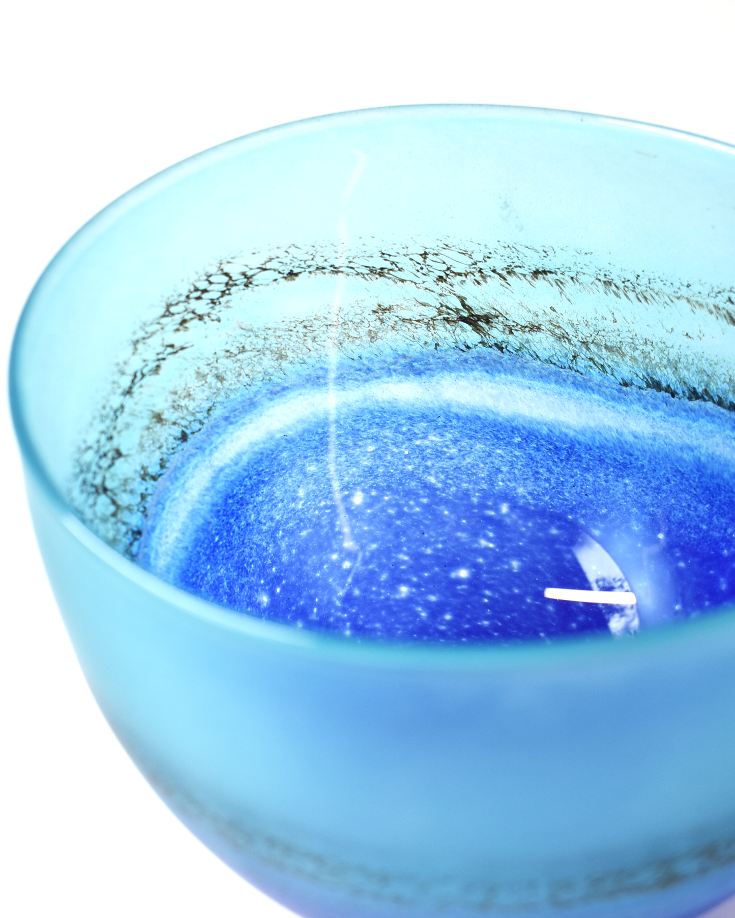 "Coastal" Blown Glass Bowl (M)