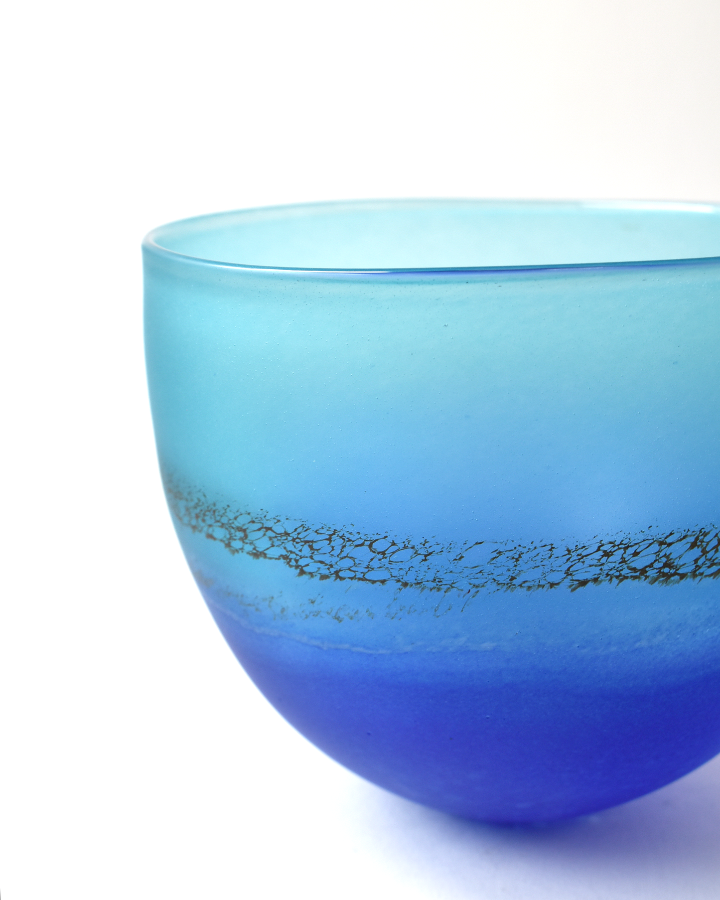 "Coastal" Blown Glass Bowl (M)