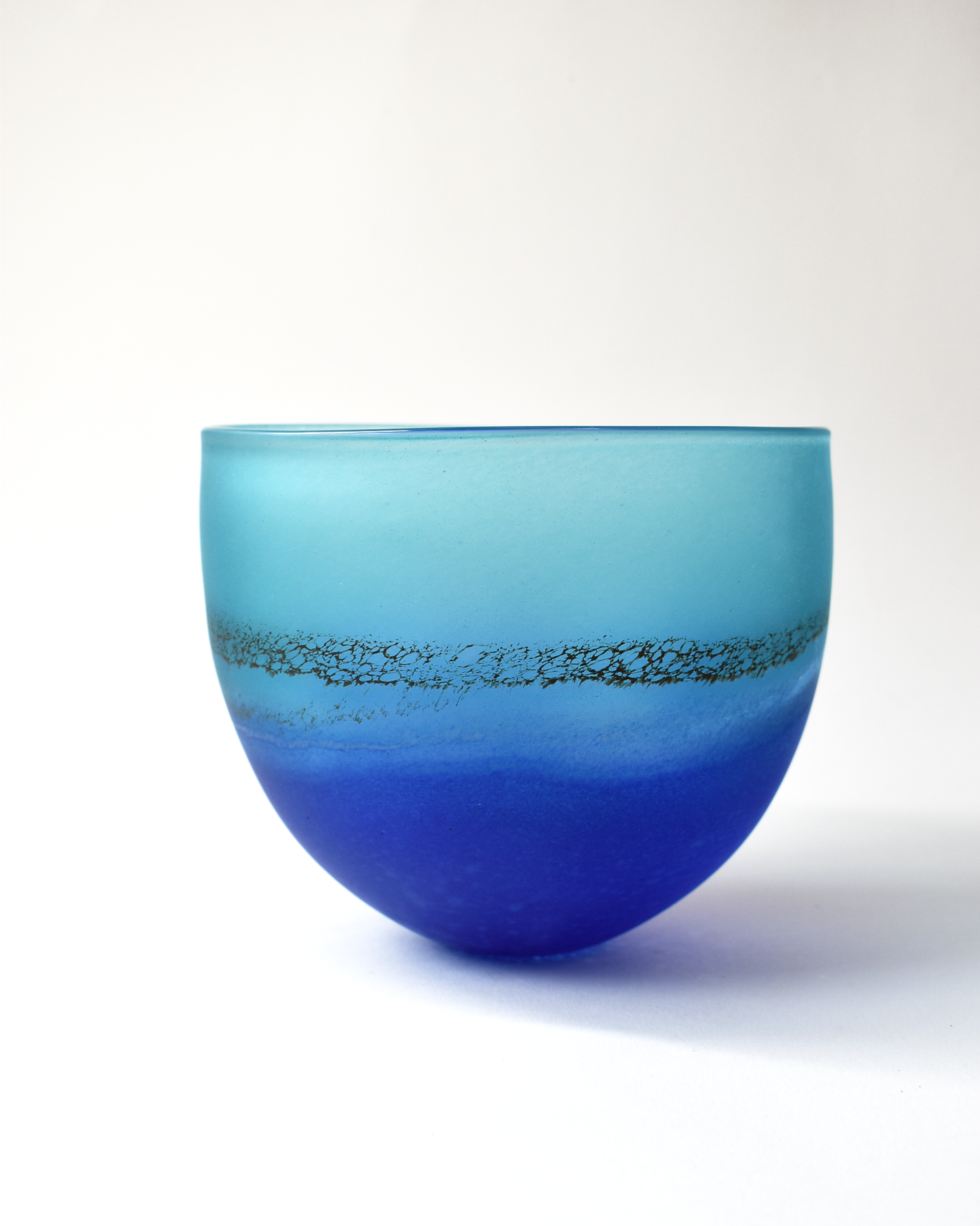 "Coastal" Blown Glass Bowl (M)