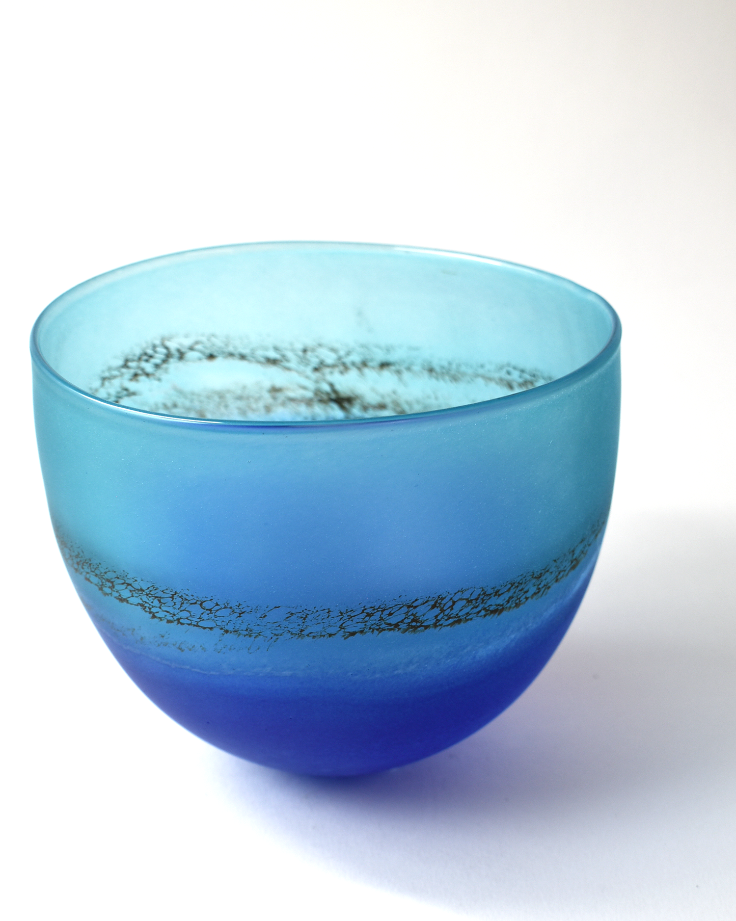 "Coastal" Blown Glass Bowl (M)