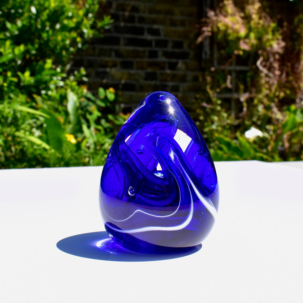 Large Royal Blue Paperweight