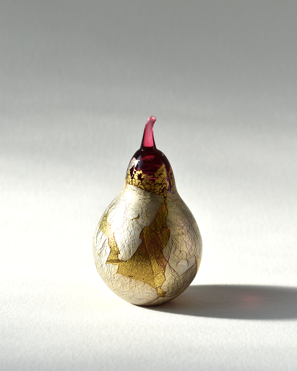 Blown glass pear