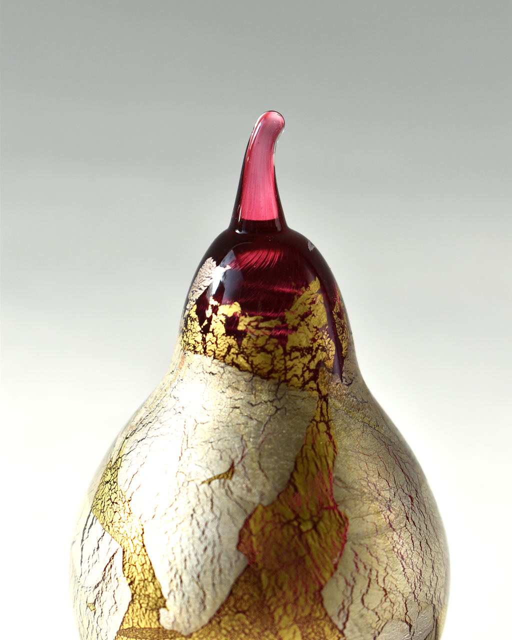 Blown glass pear