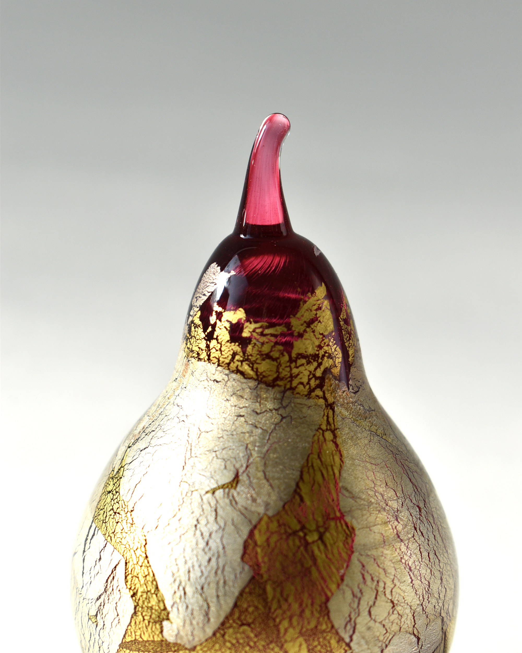 Blown glass pear