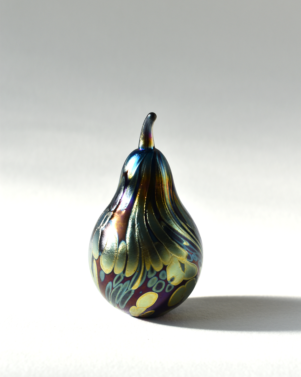 Blown glass pear