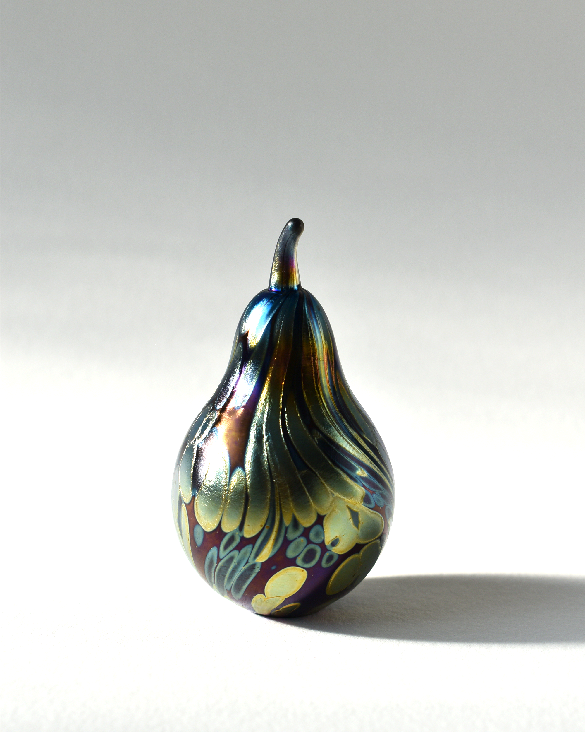 Blown glass pear