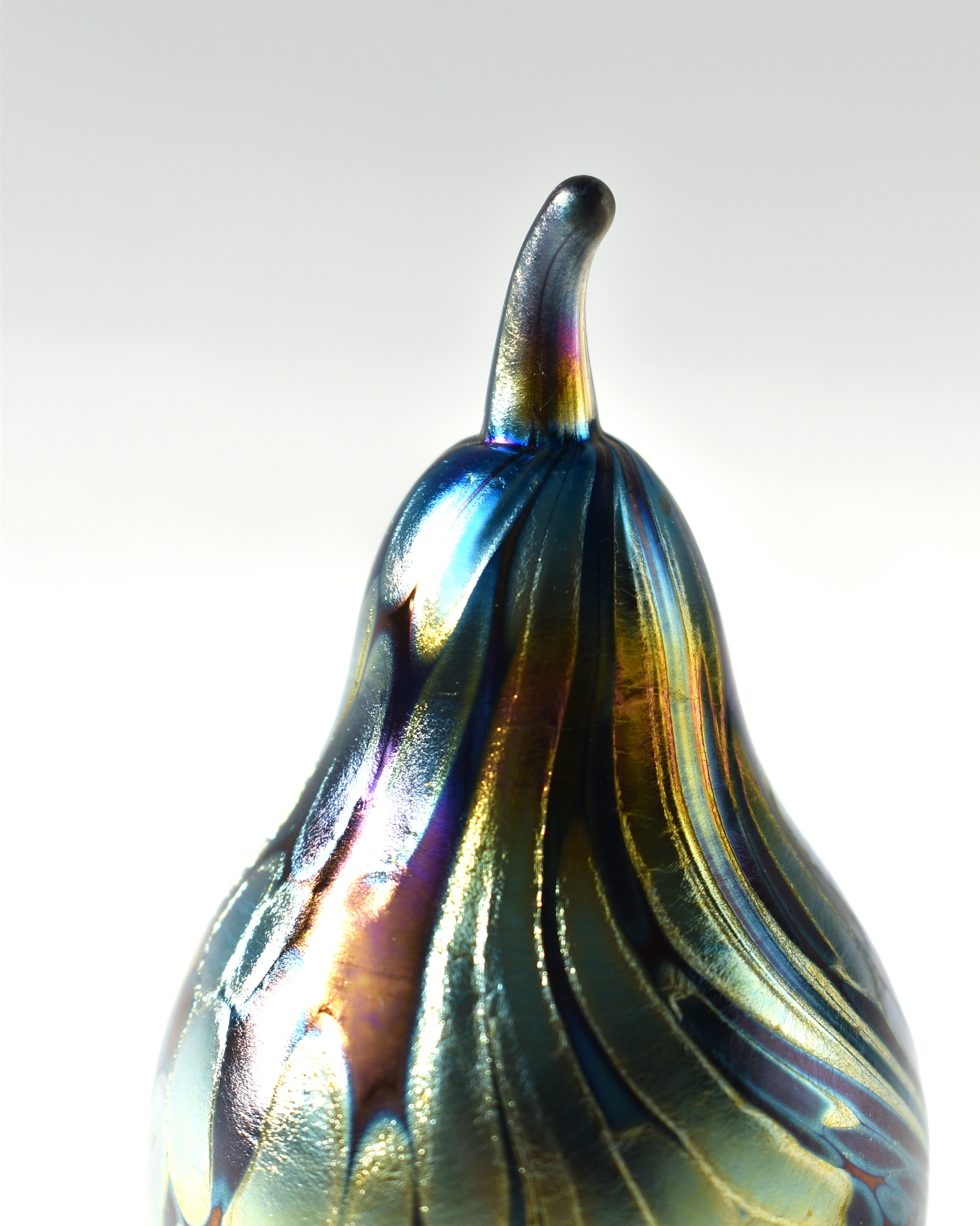 Blown glass pear