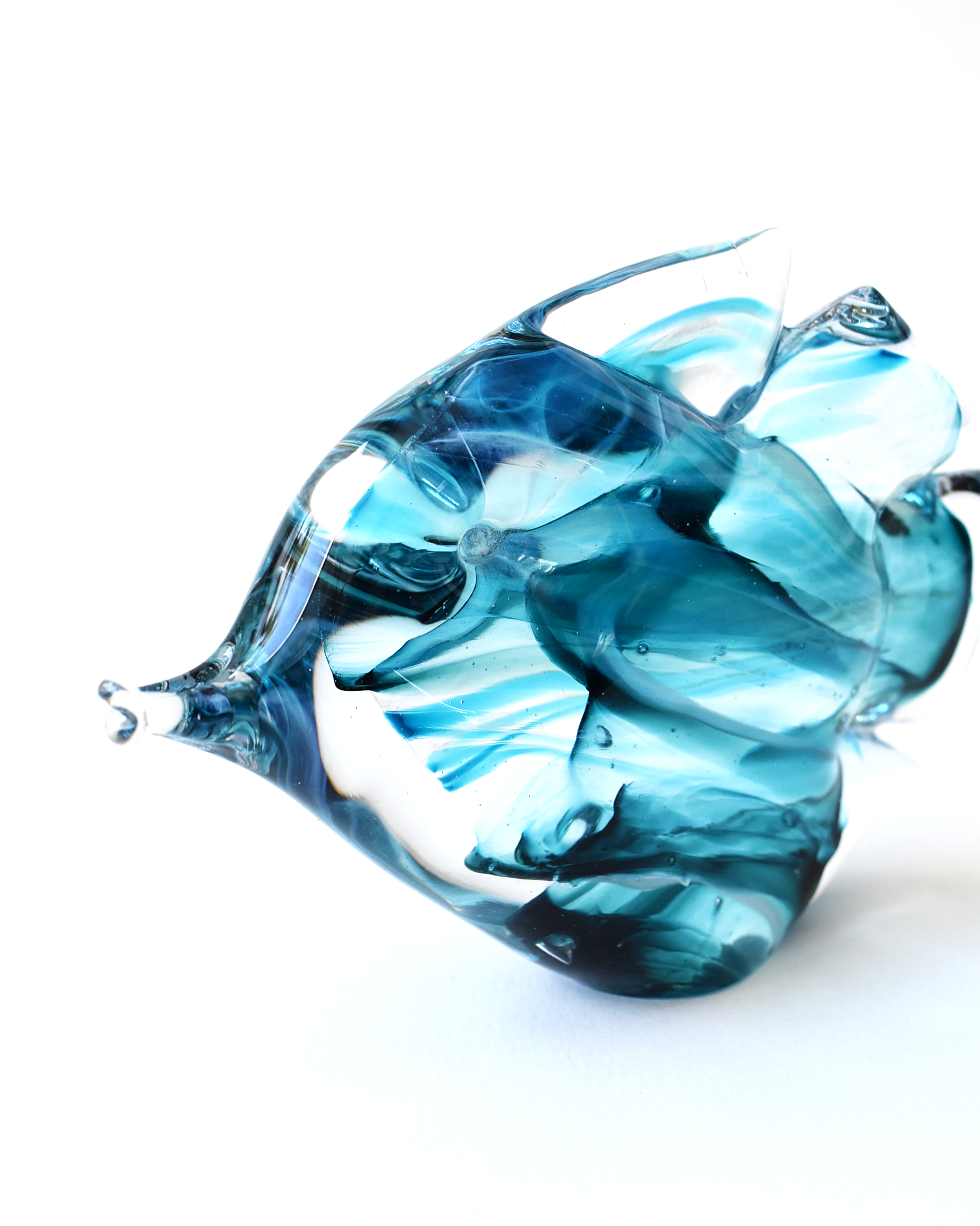 Streaky Aqua Glass Fish