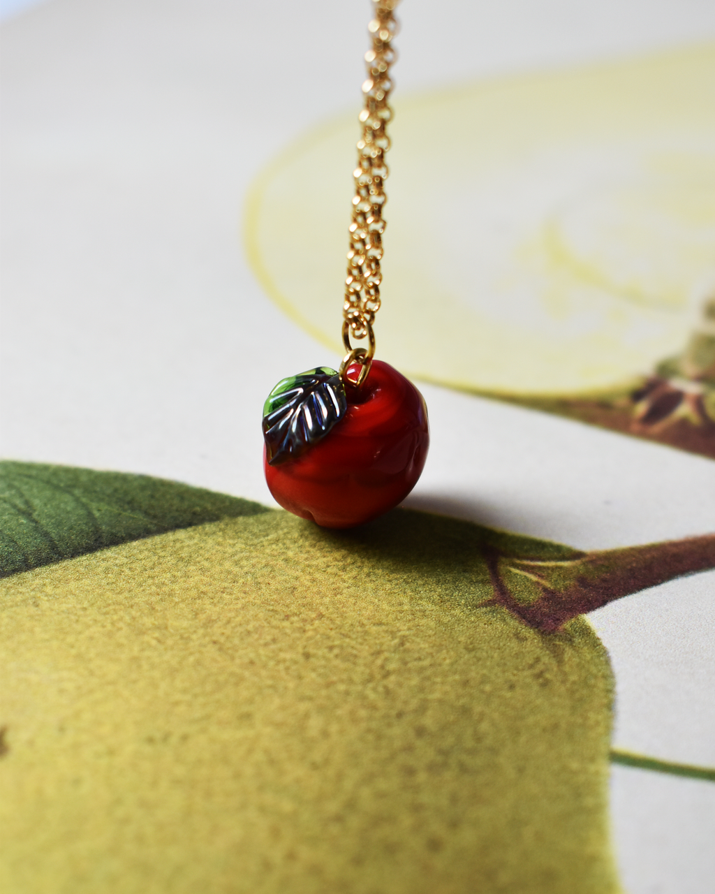 'Little Red Apple' Necklace
