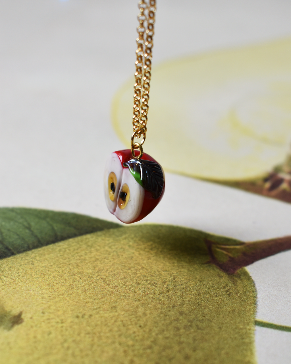 'Little Red Apple' Necklace