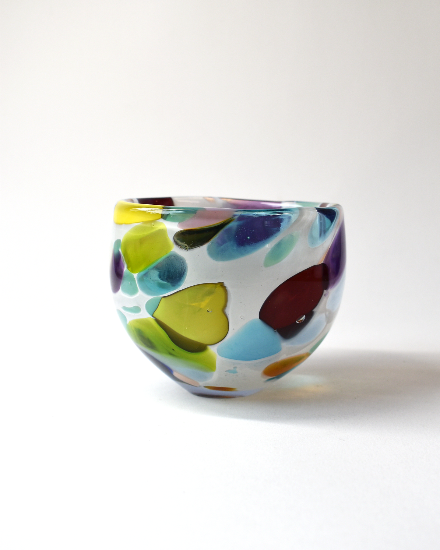"Bold & Beautiful" Blown Glass Nut Bowl (S)