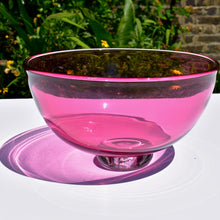 Load image into Gallery viewer, Rich Ruby Large Glass Bowl
