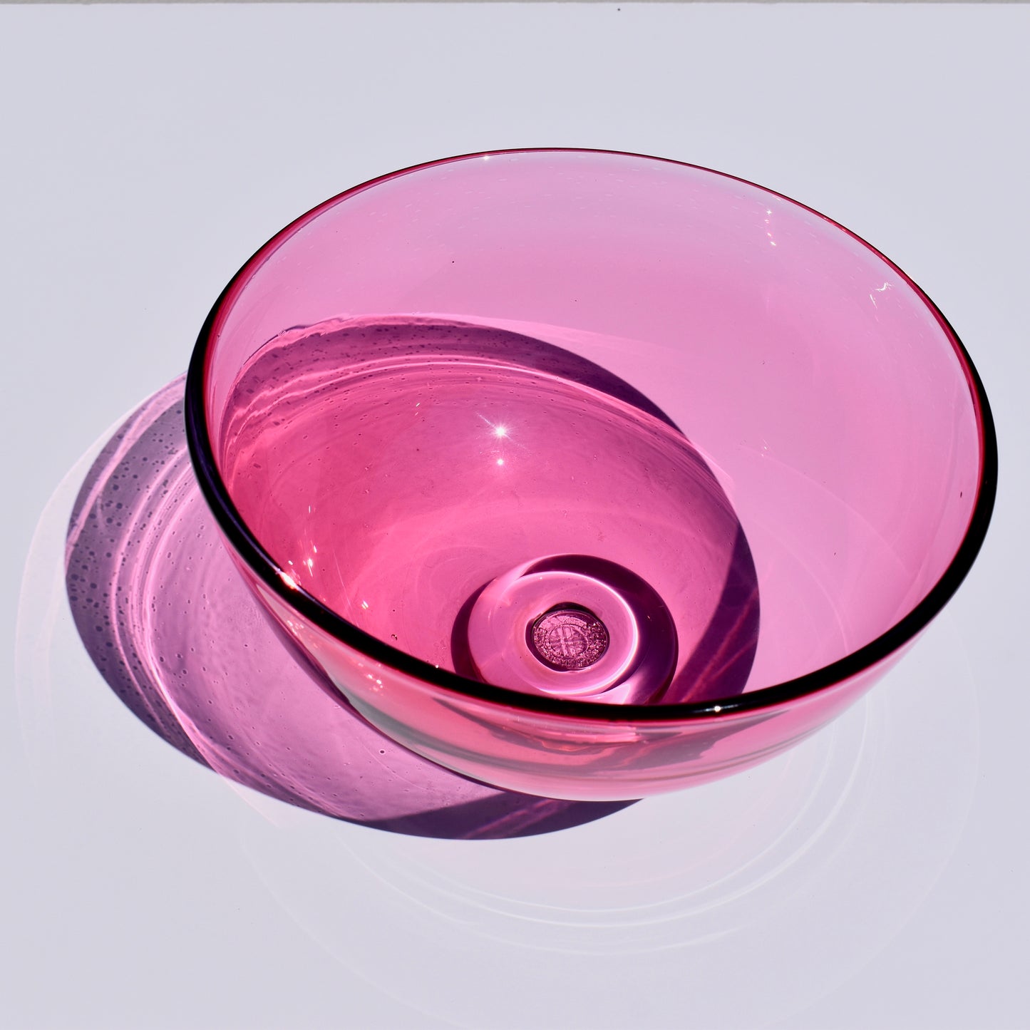 Rich Ruby Large Glass Bowl - Corley Studio Shop