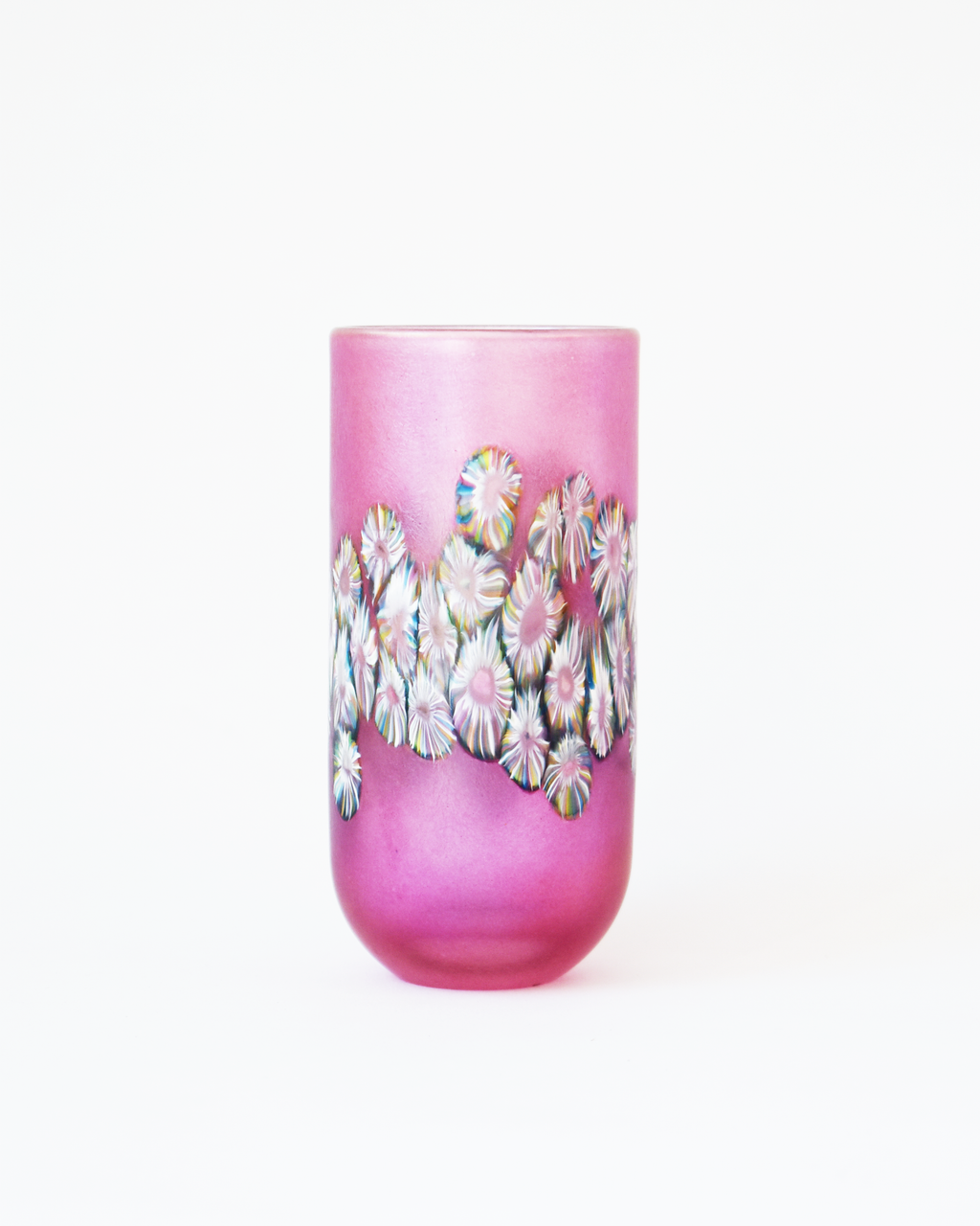 Pink Flotsam Cylindrical Vase