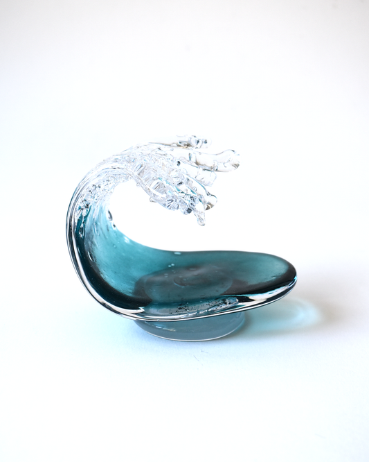Mini Break Wave Glass Sculpture