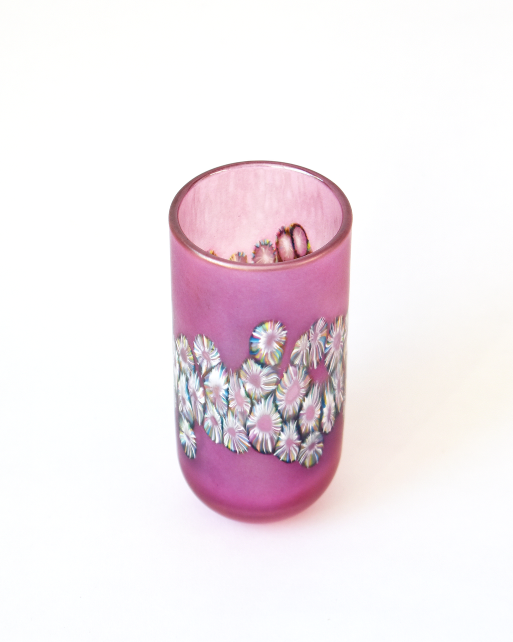 Pink Flotsam Cylindrical Vase