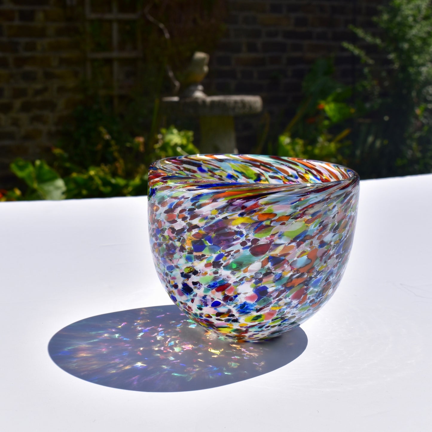 Multi Confetti Glass Bowl - Corley Studio Shop