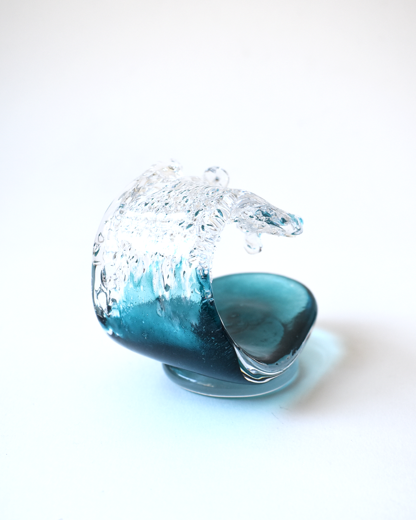 Mini Break Wave Glass Sculpture