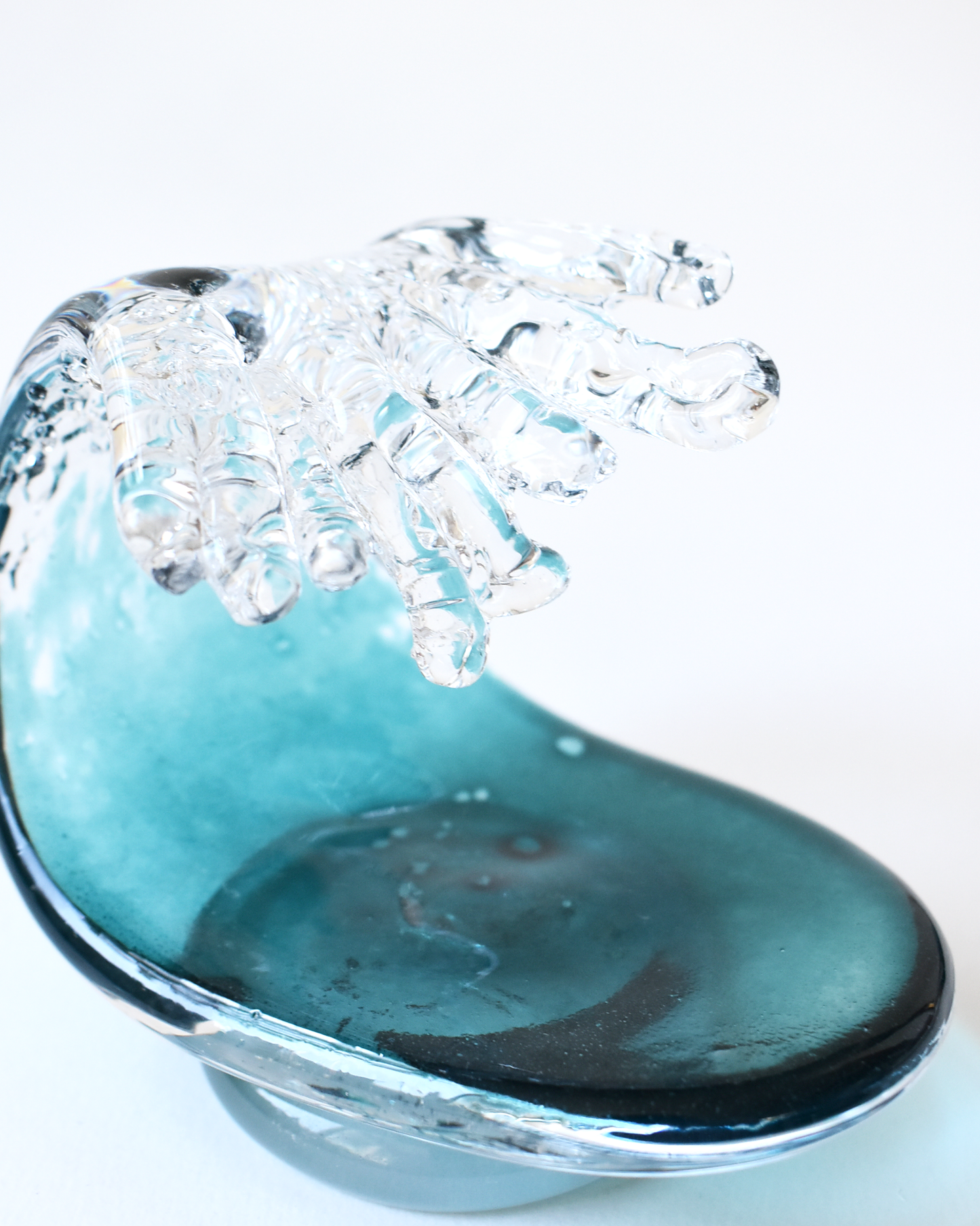 Mini Break Wave Glass Sculpture