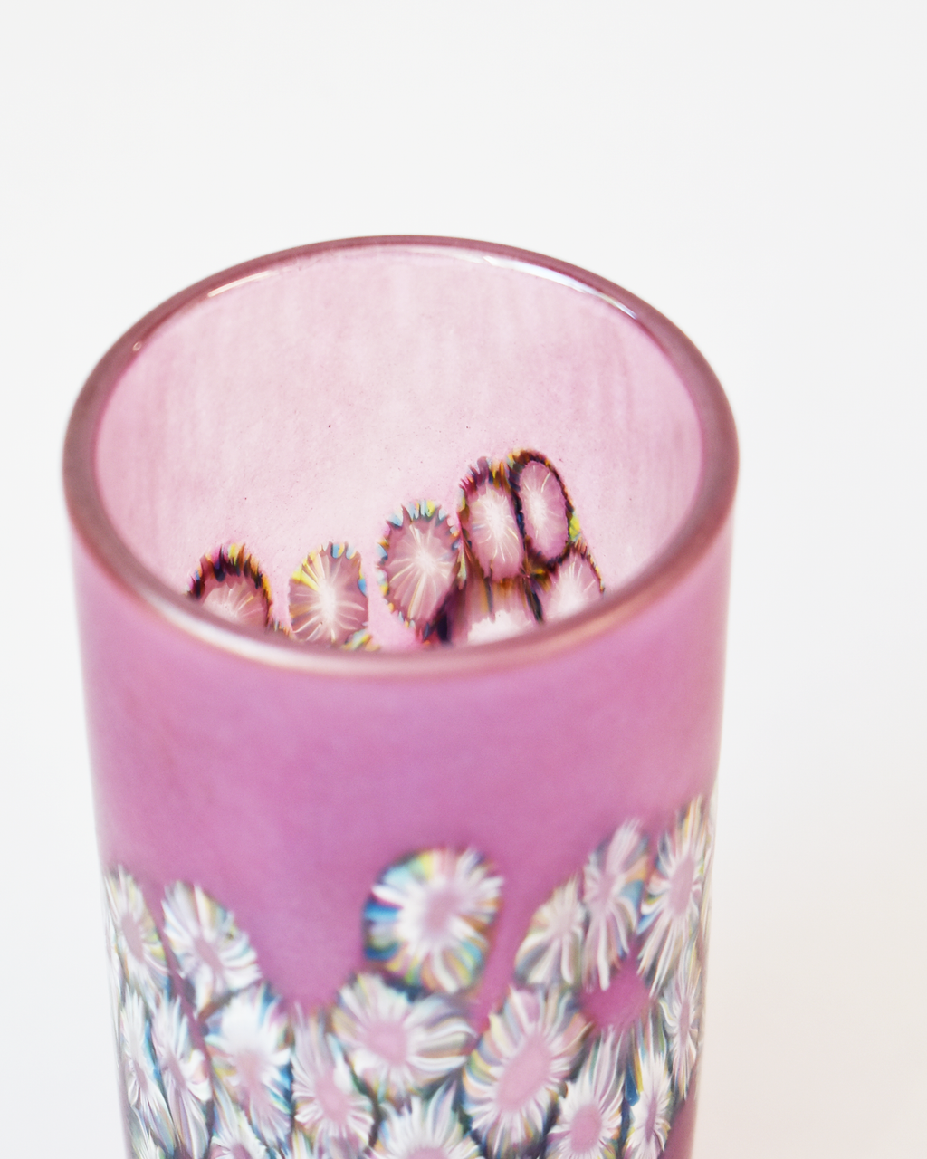 Pink Flotsam Cylindrical Vase