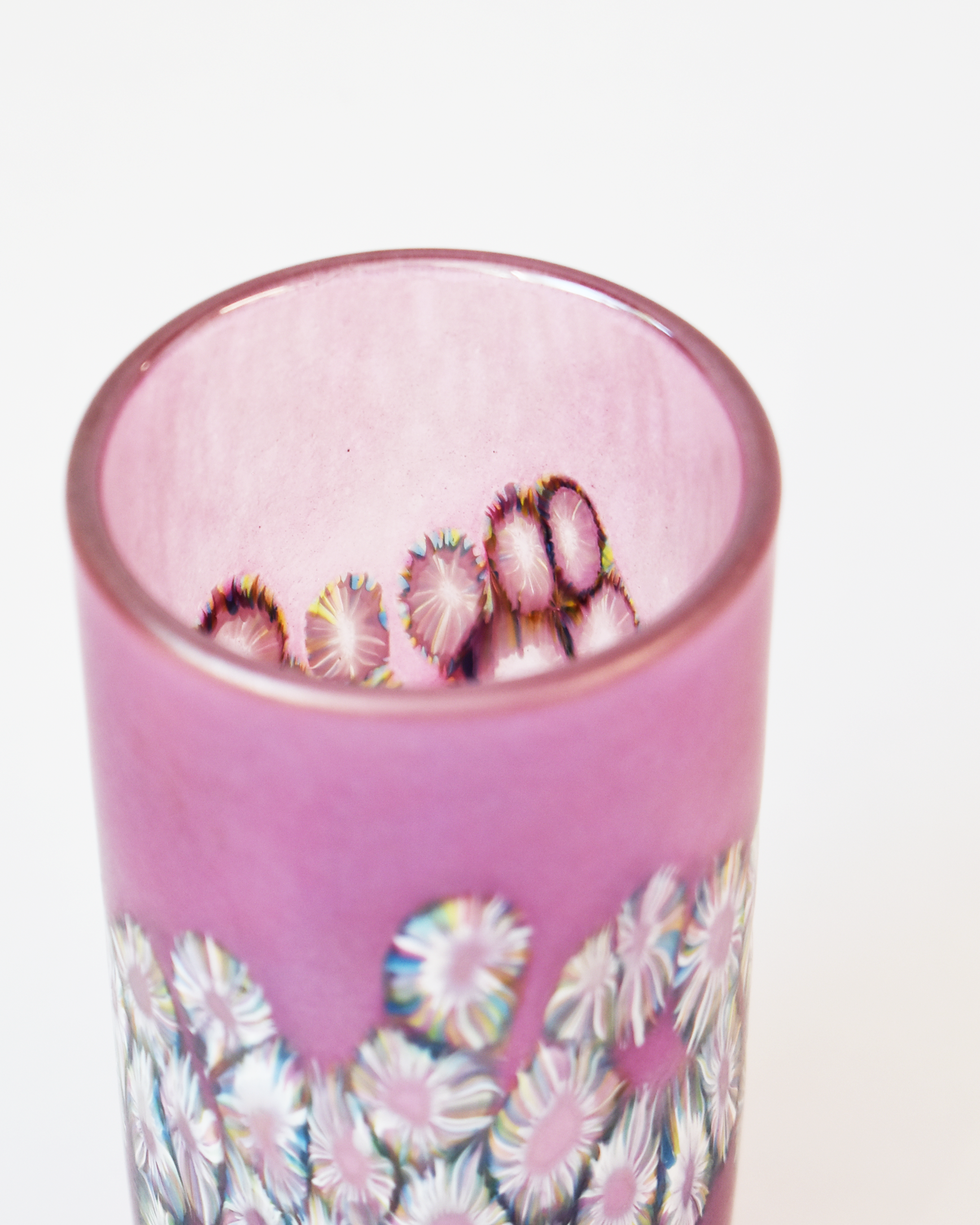 Pink Flotsam Cylindrical Vase