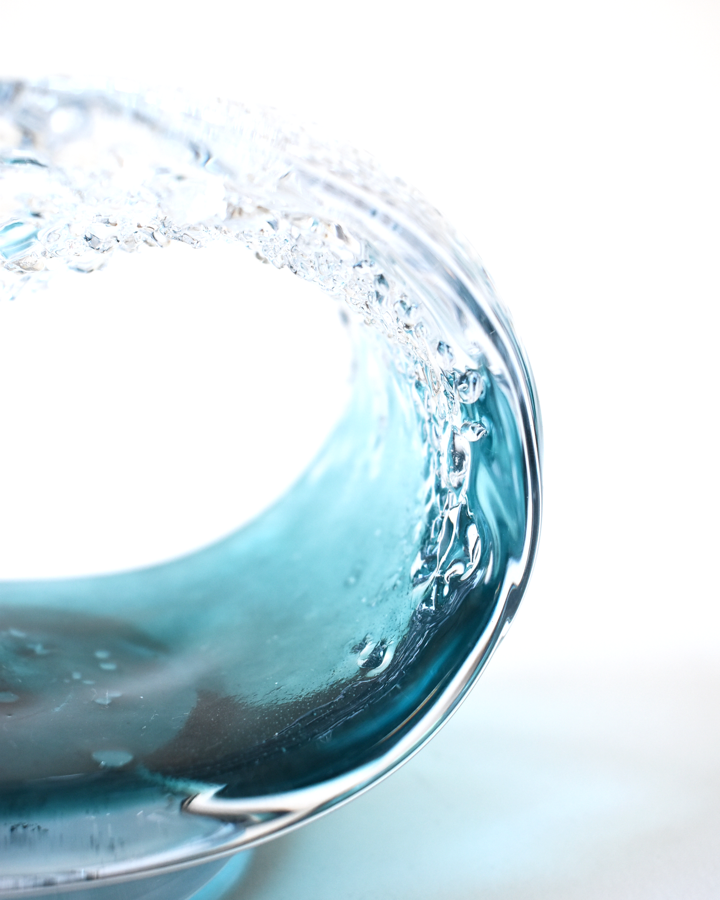 Mini Break Wave Glass Sculpture