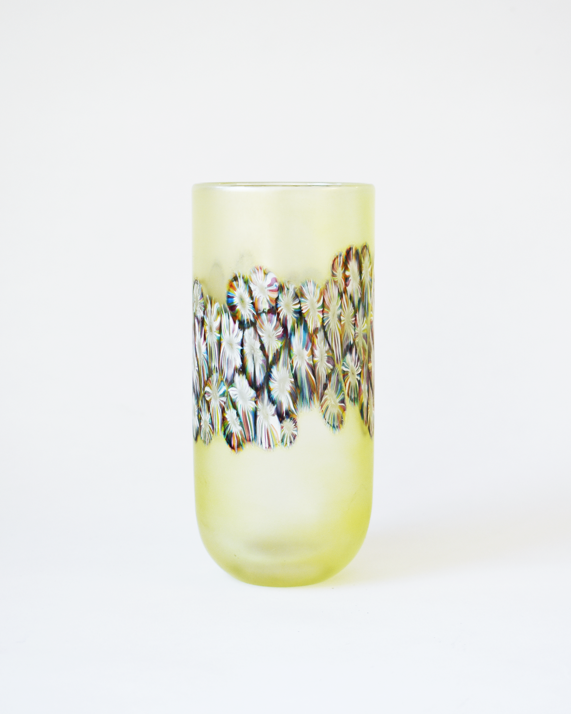 Pale Lime Flotsam Cylindrical Vase