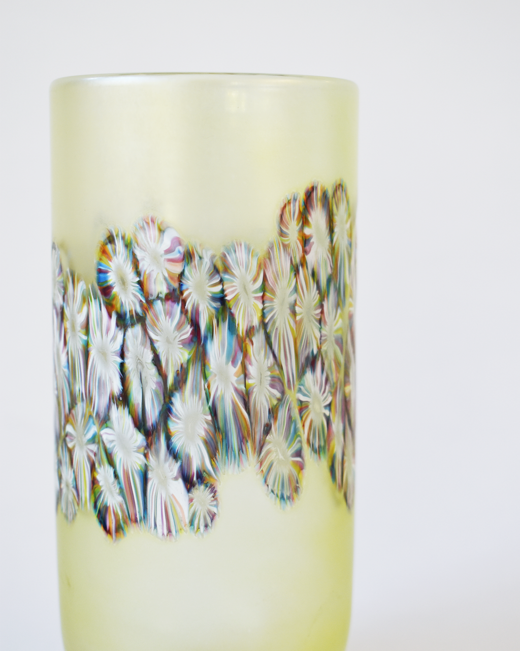Pale Lime Flotsam Cylindrical Vase